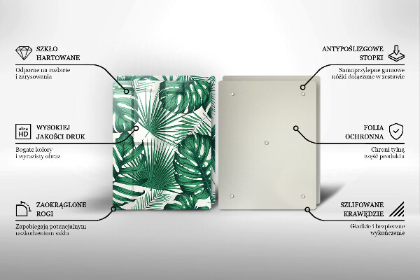 Kitchen worktop saver Monstera leaves