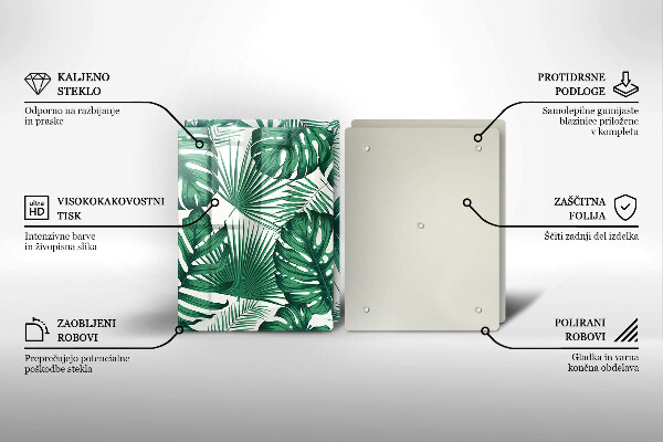 Kitchen worktop saver Monstera leaves