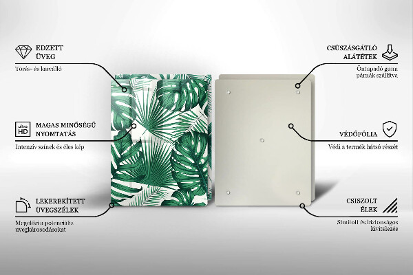 Kitchen worktop saver Monstera leaves