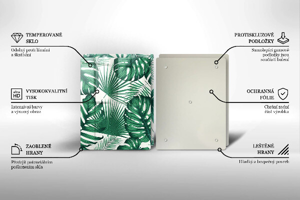 Kitchen worktop saver Monstera leaves