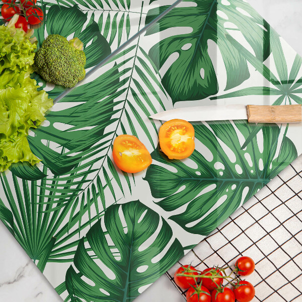 Kitchen worktop saver Monstera leaves