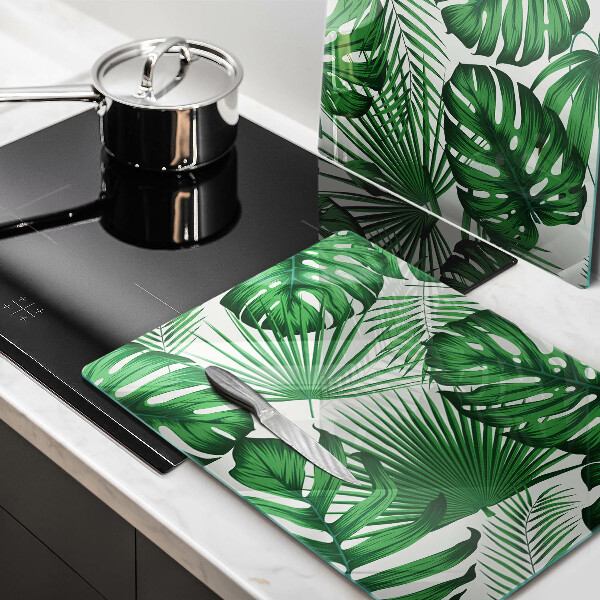 Kitchen worktop saver Monstera leaves