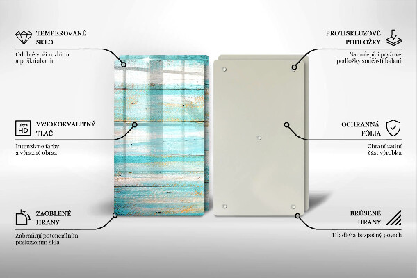 Kitchen worktop saver Vintage wood boards