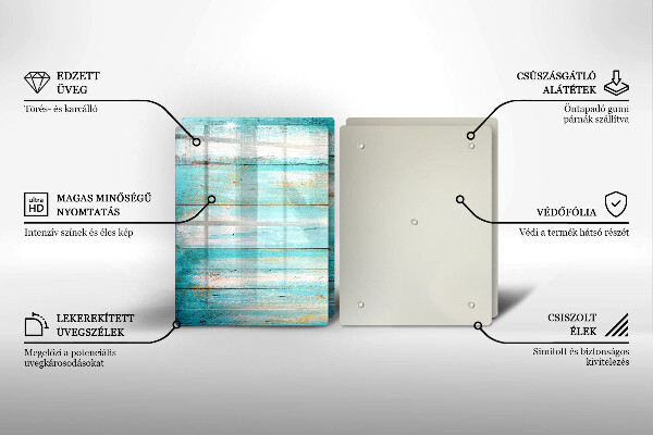 Kitchen worktop saver Vintage wood boards