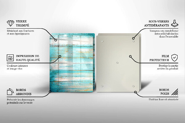 Kitchen worktop saver Vintage wood boards