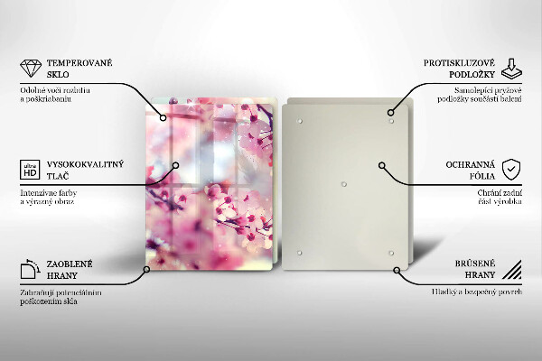 Kitchen worktop saver Nature apple flowers