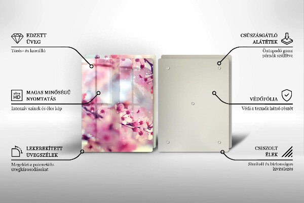 Kitchen worktop saver Nature apple flowers