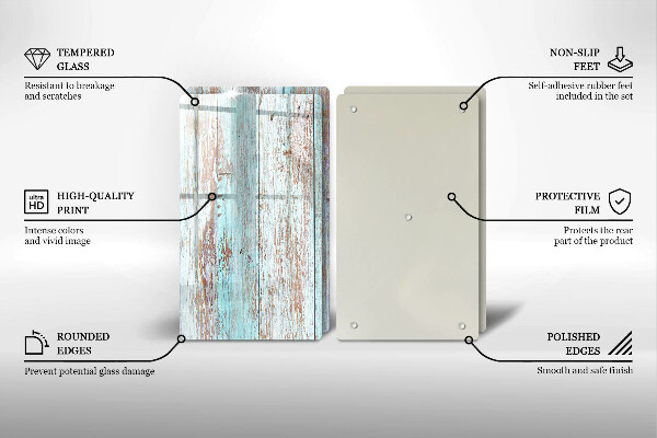 Kitchen worktop saver Old vintage boards