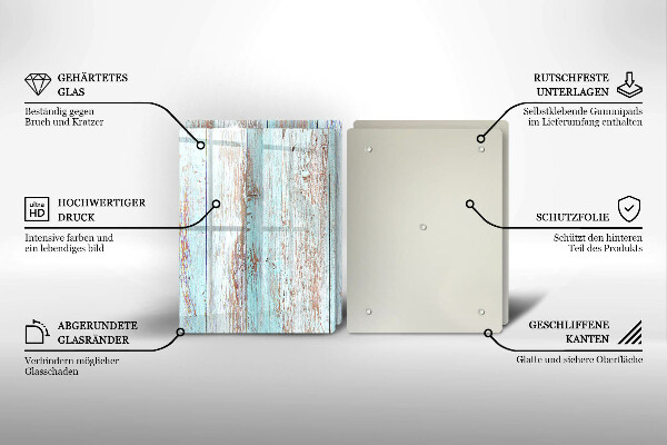 Kitchen worktop saver Old vintage boards