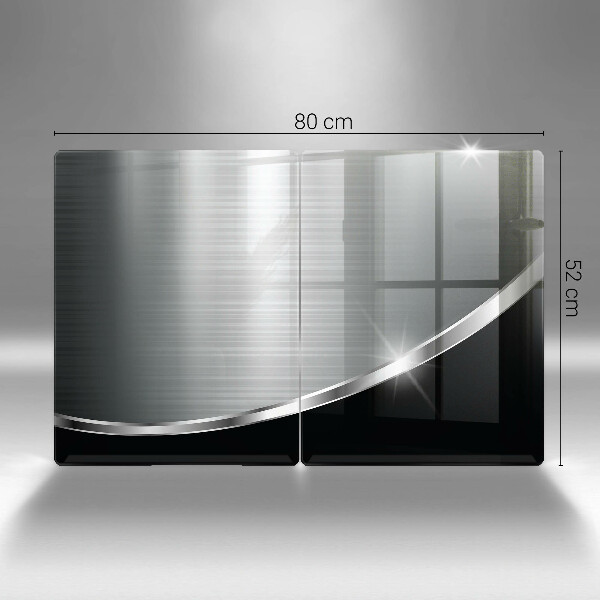 Kitchen worktop protector Abstraction with metal