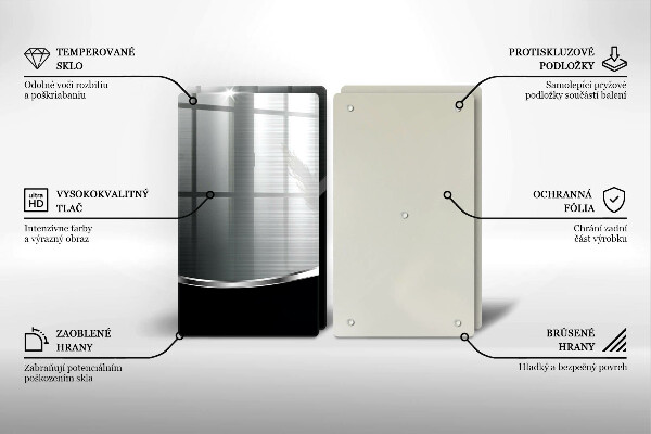 Kitchen worktop protector Abstraction with metal