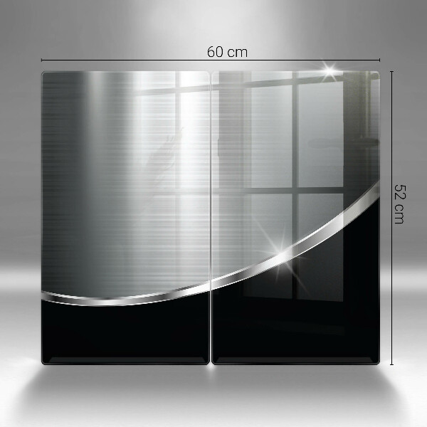 Kitchen worktop protector Abstraction with metal