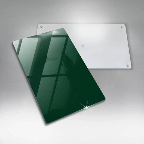Glass worktop saver Green color