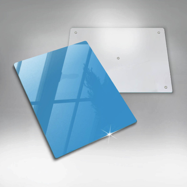 Glass worktop saver Blue color