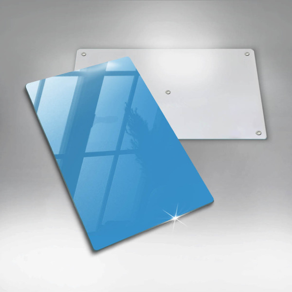 Glass worktop saver Blue color