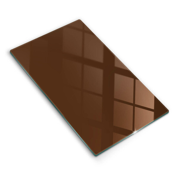 Glass worktop saver Brown color