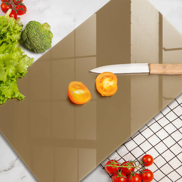 Glass worktop saver Beige colour