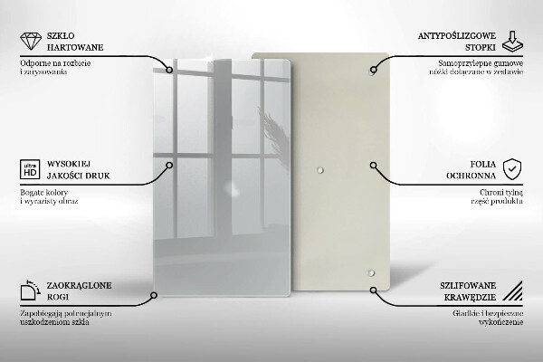 Glass worktop saver Grey colour