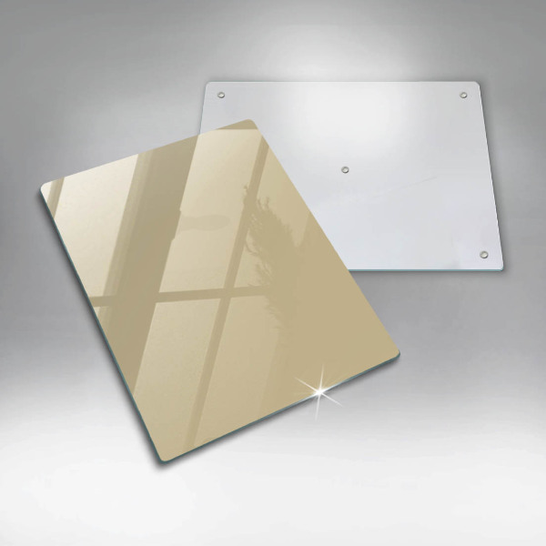 Glass worktop saver Beige colour