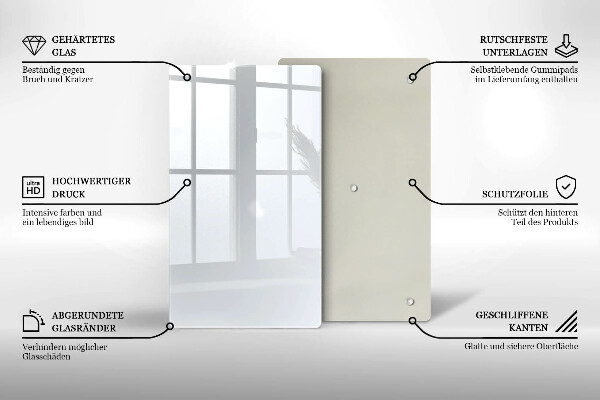Glass worktop saver White color