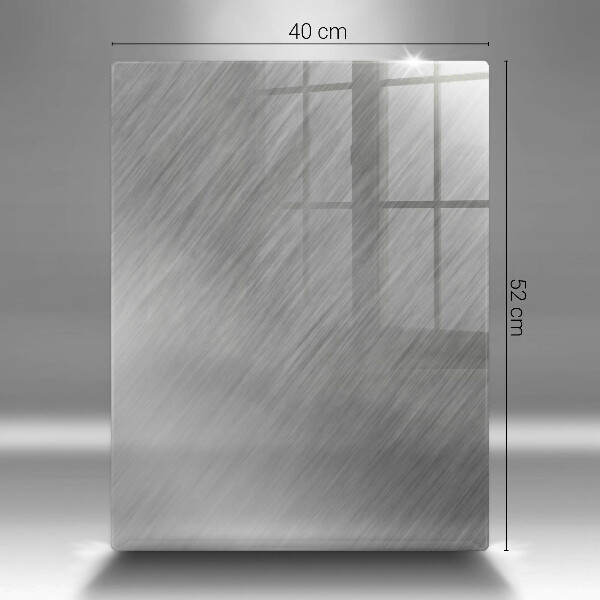 Glass worktop saver Metal texture background