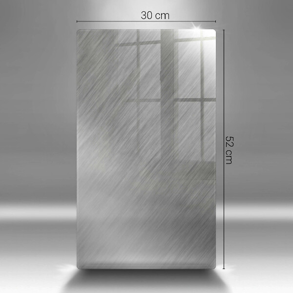 Glass worktop saver Metal texture background