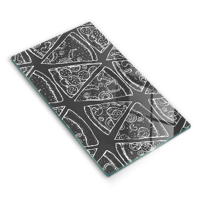 Glass worktop saver Pizza illustration