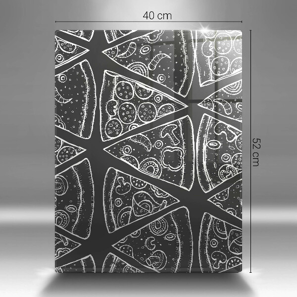 Glass worktop saver Pizza illustration
