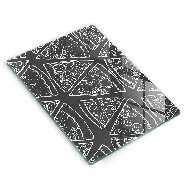 Glass worktop saver Pizza illustration