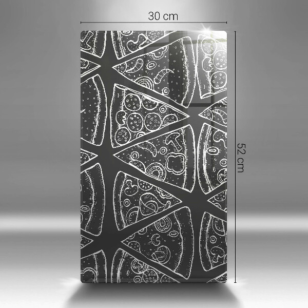 Glass worktop saver Pizza illustration