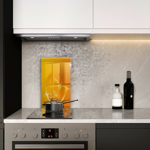 Glass worktop saver Juicy fruit of orange