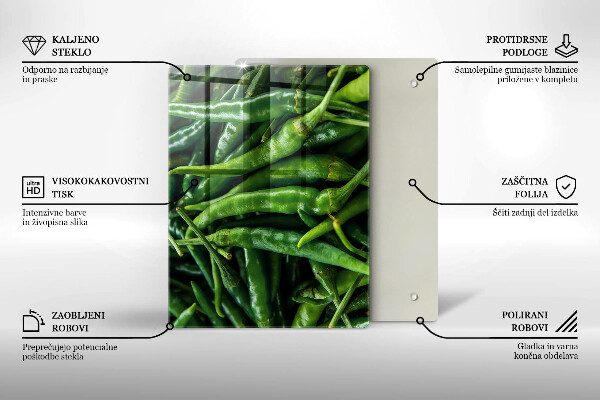 Kitchen countertop cover Pods peas