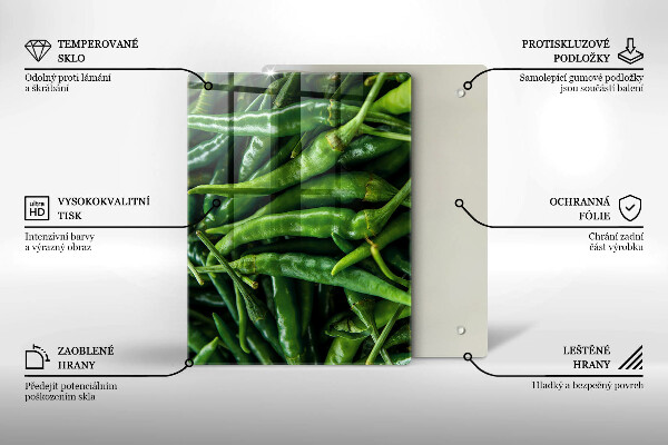 Kitchen countertop cover Pods peas