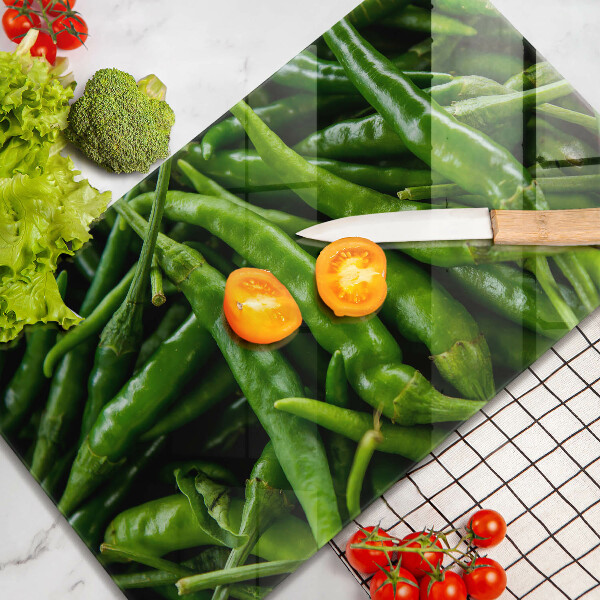 Kitchen countertop cover Pods peas