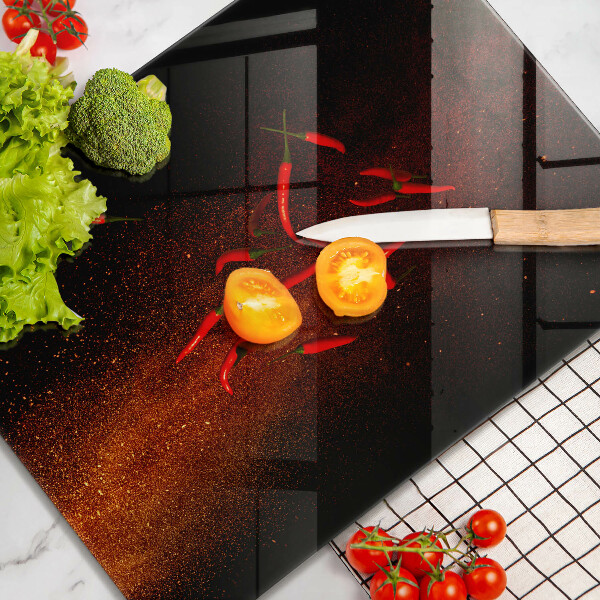 Kitchen countertop cover Hot chili peppers