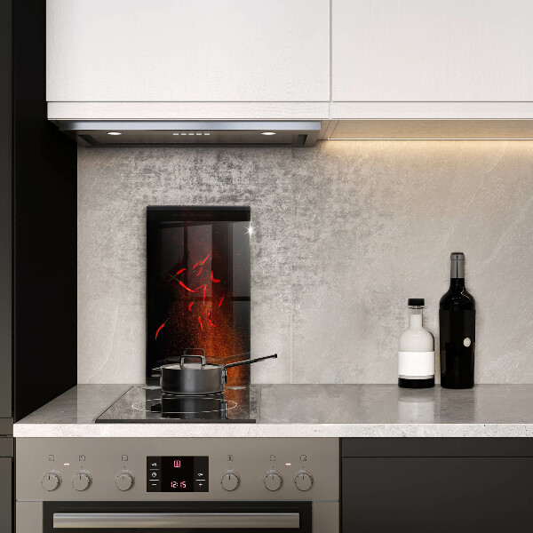 Kitchen countertop cover Hot chili peppers