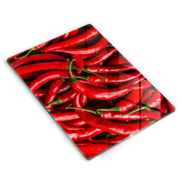 Kitchen countertop cover Hot chili peppers