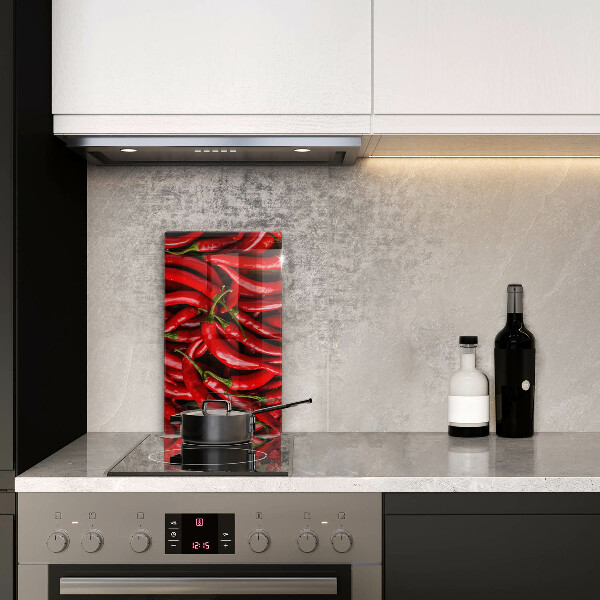 Kitchen countertop cover Hot chili peppers