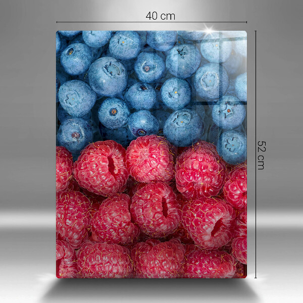Kitchen countertop cover Fruit of raspberry and blueberries