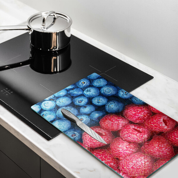 Kitchen countertop cover Fruit of raspberry and blueberries