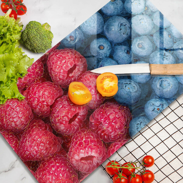 Kitchen countertop cover Fruit of raspberry and blueberries
