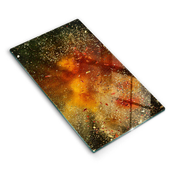 Kitchen countertop cover Colorful spices