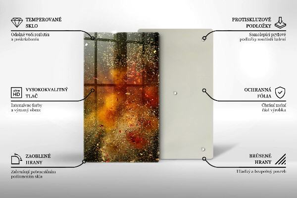 Kitchen countertop cover Colorful spices