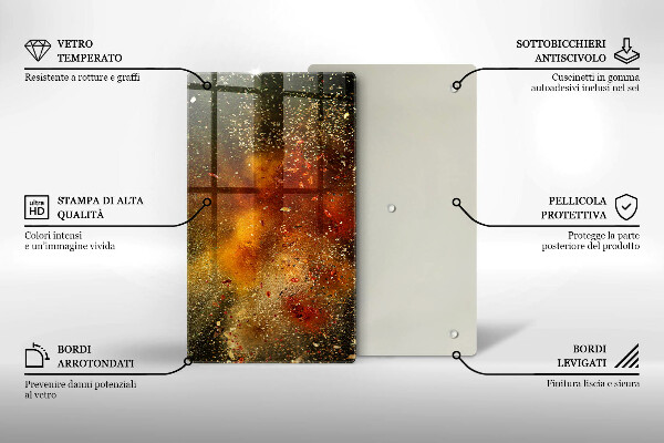 Kitchen countertop cover Colorful spices