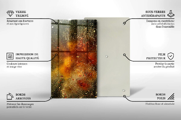 Kitchen countertop cover Colorful spices