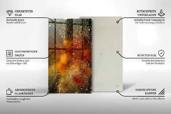 Kitchen countertop cover Colorful spices