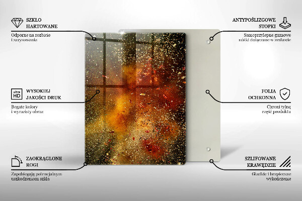 Kitchen countertop cover Colorful spices