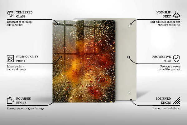 Kitchen countertop cover Colorful spices