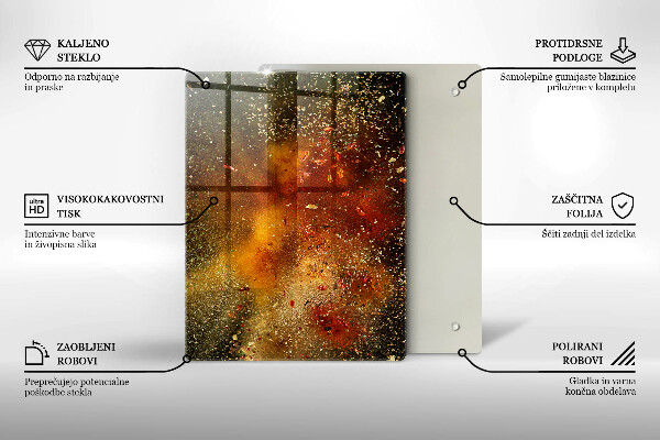 Kitchen countertop cover Colorful spices