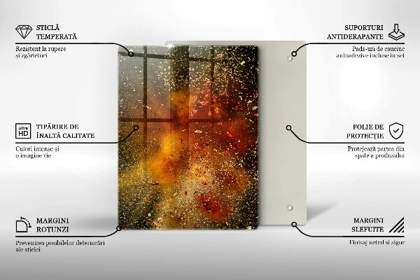 Kitchen countertop cover Colorful spices